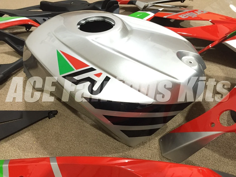 ABS литья под давлением обтекатель комплект подходит для Aprilia RS125 06 07 08 09 10 11 RS4 RSV 125 2006-2011 Обтекатели красный серебристый зеленый
