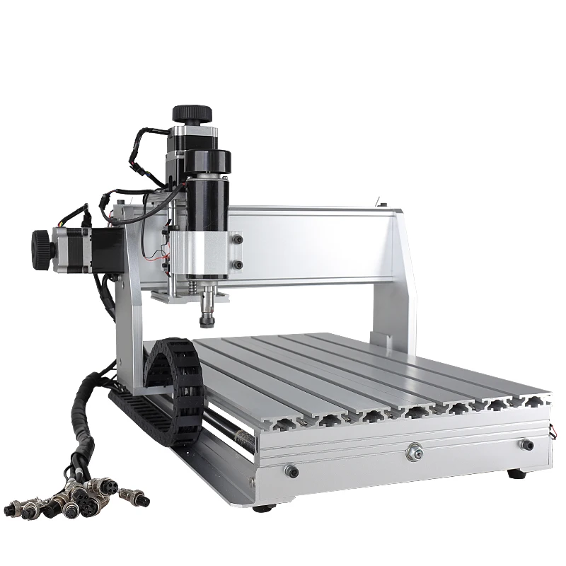 CNC 3040Z DQ 4 оси мини фрезерный станок с ЧПУ гравер лазерная гравировка для