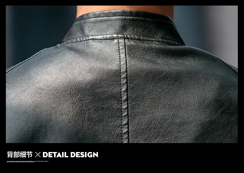 Autumn And Winter New Style Men's Locomotive Leather Coat Korean-style Washing PU Leather Jacket
