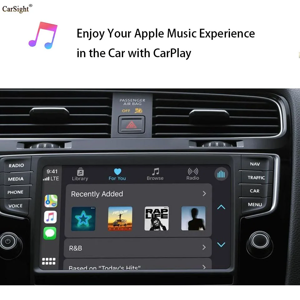 2020 Wireless Apple CarPlay Car Video Interface for Volkswagen Arteon Golf Polo Crafter Tiguan Touran Passat B8