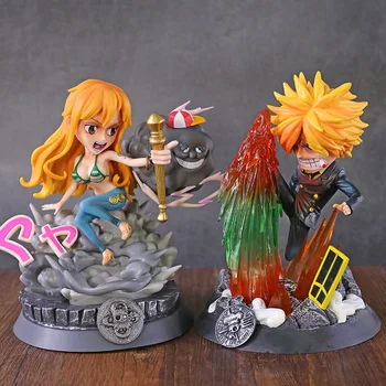 

Anime One Piece Figure Fourth Zoro Nami Sanji Usopp GK Statue Action Figure PVC Action Figure Toys