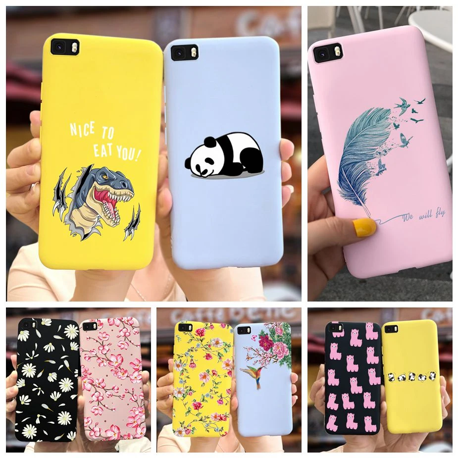 Lindo flor para Huawei P10 Lite caso 5,2 "silicona suave y Delgada funda del teléfono para Huawei P 10 Lite P10Lite de parachoques|Fundas antigolpes para teléfono| -