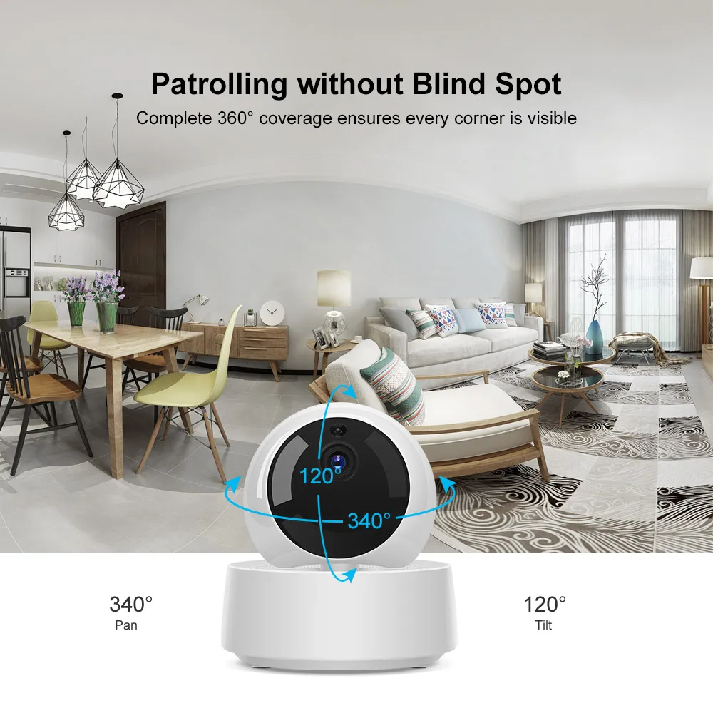 SONOFF GK 200MP2 B 1080P HD мини Wifi камера умная Беспроводная ip 360 IR ночное видение детский