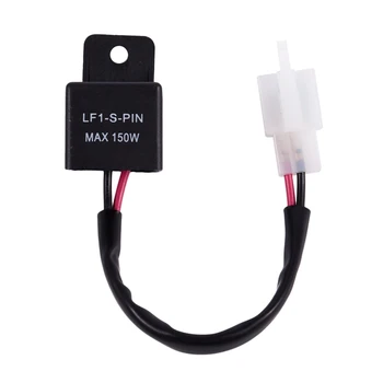 

Promotion! Black Motorcycle Bike 2 Pin 12V LED Turn Indicator Light Flasher Blinker Relay Modish
