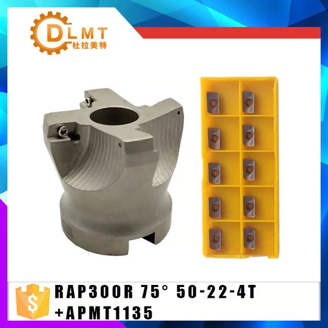 BAP400R BAP300R EMR5R EMRW6R KM12 RAP300R 40 50 22 4 T, 5 T, 6 T, APMT1135 1604 SEKT1204 фрезерный держатель для фреза машина - Длина режущей кромки: RAP300R-50-22-4T