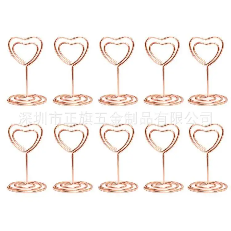 Cross Border Source Currently Available Golden Rose Gold And Silver 85mm Star Pillow Block Wedding Seats Card Holder Notes Folde