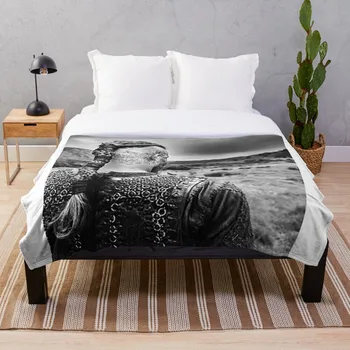 

Ragnar Lothbrok Throw Blanket Soft Sherpa Blanket Bed Sheet Single Knee Blanket Office Nap Blanket