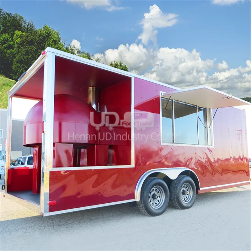 Groothandel Prijs Snelle Voedsel Vrachtwagens Mobiele Bbq Pizza Trailer Voedsel Vending Van Catering Trailer Kar Te Verwerkers| - AliExpress