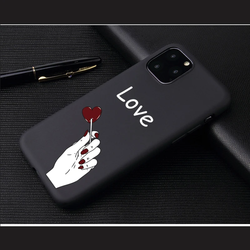 05 Мягкий ТПУ чехол для iPhone 5S, se 7 6s 6 8 Plus X Матовый астронавт пара свинок чехол для iPhone XR XS 11Pro Max X Fundas Capa - Цвет: 05