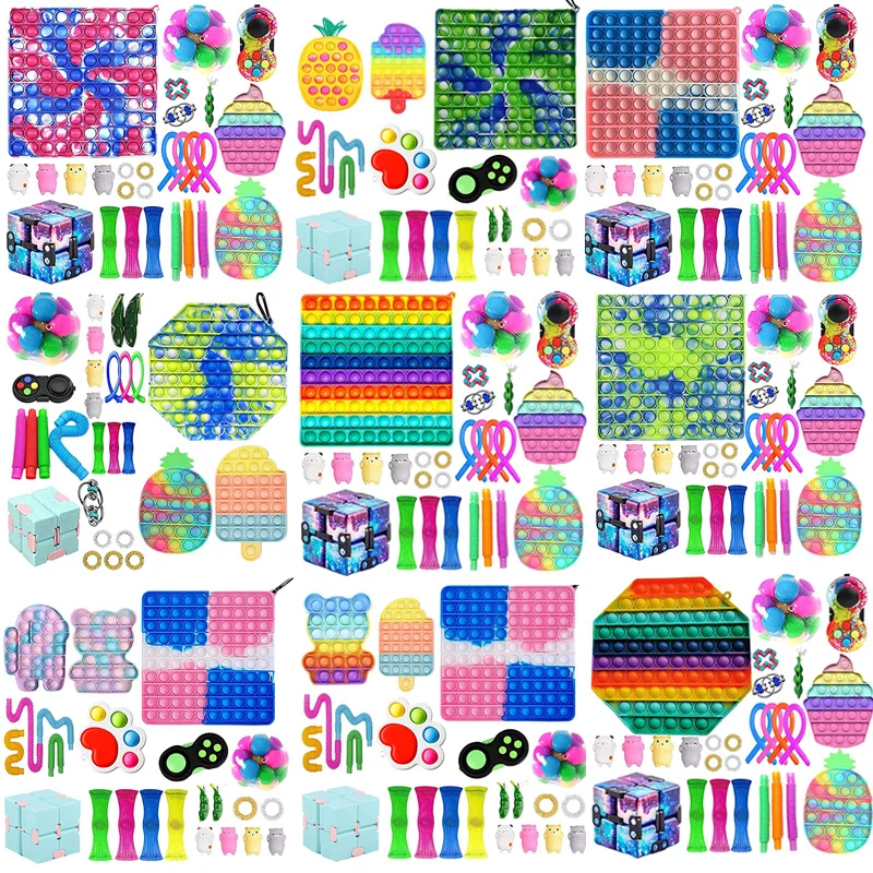 Игрушка антистресс Pop it Designs набор сенсорных игрушек для детей и взрослых |