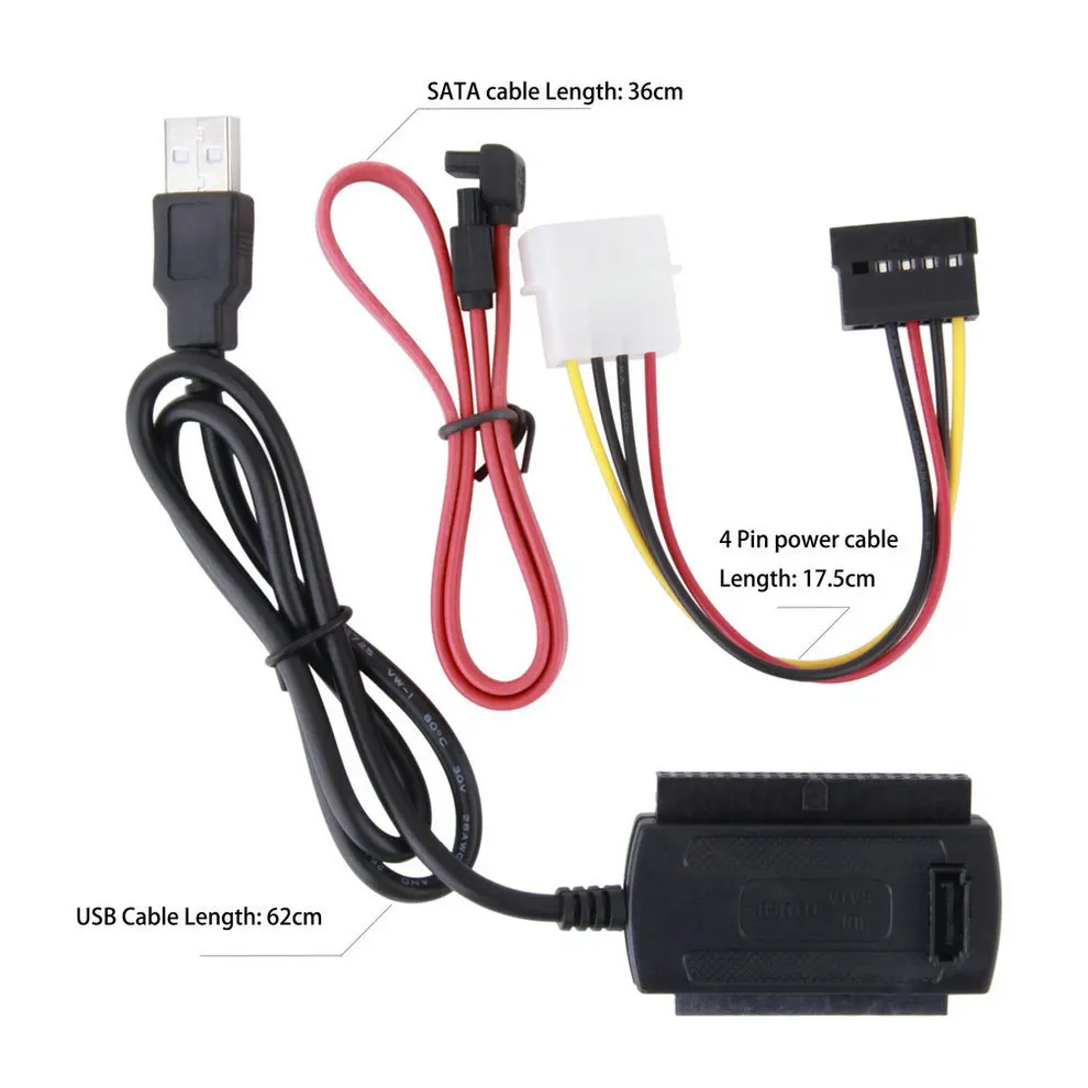 

Arrival SATA/PATA/IDE Drive to USB 2.0 Adapter Converter Cable for 2.5 / 3.5 Inch Hard Drive 2425#