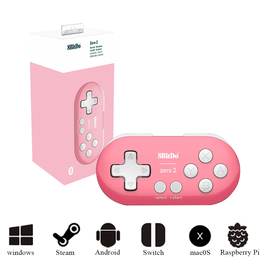 8bitdo Zero 2 Bluetooth Gamepad Mini Controller Compatible For Nintendo Switch Windows Android Macos Gamepads Aliexpress 8bitdo Zero 2 Bluetooth Gamepad Mini Controller Compatible For Nintendo Switch Windows Android Macos Gamepads Aliexpress