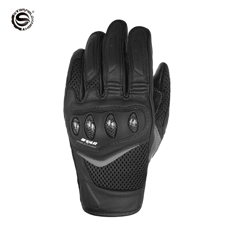 

Motor Women Motorcycle Black Leather Cute Full Finger Touch Screen Racing Gloves Motorbike Riding Motocross Accessories