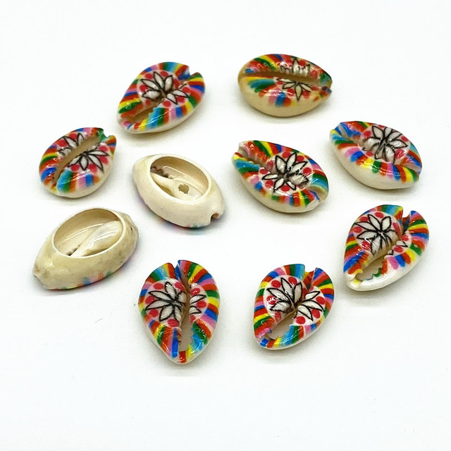 Multicolor Natural Shell Loose Spacer Beads 10-20mm Oval Beaded For Jewelry Charm Necklace Bracelet Accessory #ZZ04