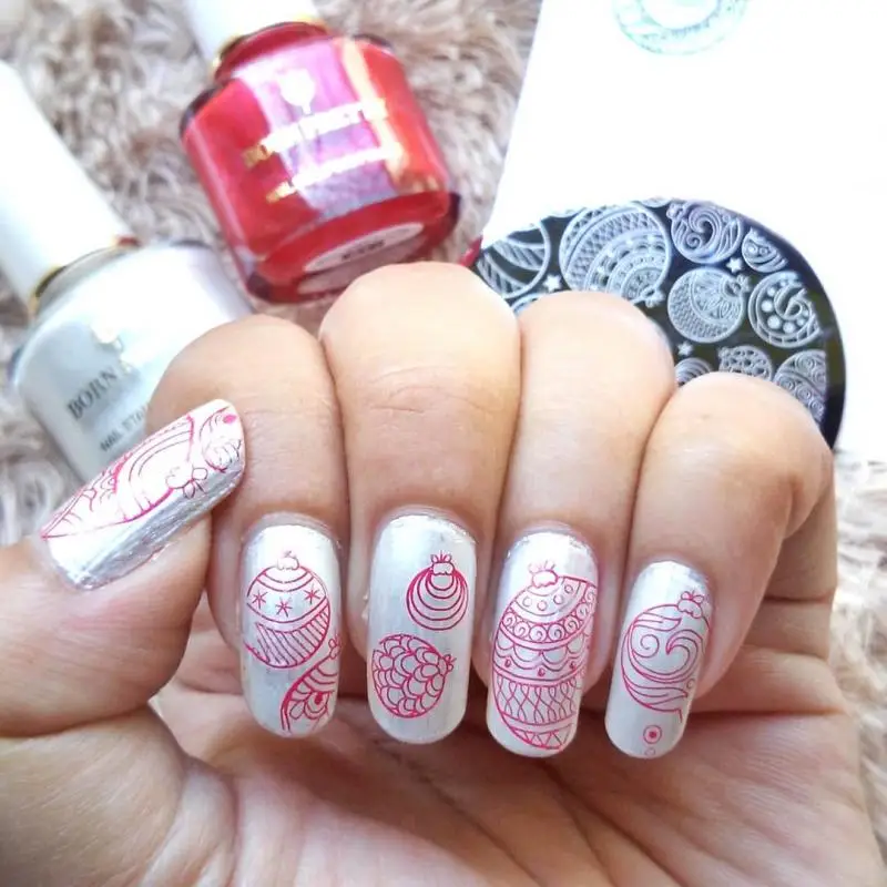 Лак для стемпинга BORN PRETTY с жемчужинами лак ногтей принтом дизайна ногтей|stamping