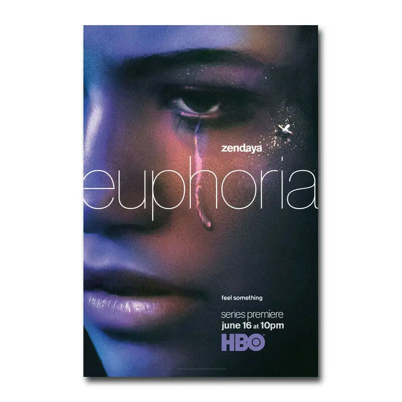 GX749 Euphoria 2019 ТВ серия Zendaya постер печать холст настенная картина для домашнего