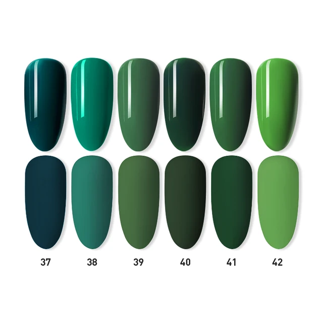 Beautilux Gel Nail Polish Lot Soak Off UV LED Semi Permanent Nails Gels Kit Lacquer Nail Art Design Varnish Wholesale Set of 6 037-042