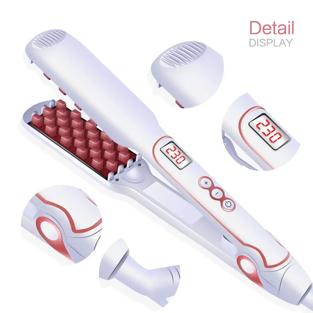 

Hair Straightener 2020 Hair Volumizing Iron Flat Iron Hair Straightener Digital Flat Iron with LCD Display Hair Styling Tools