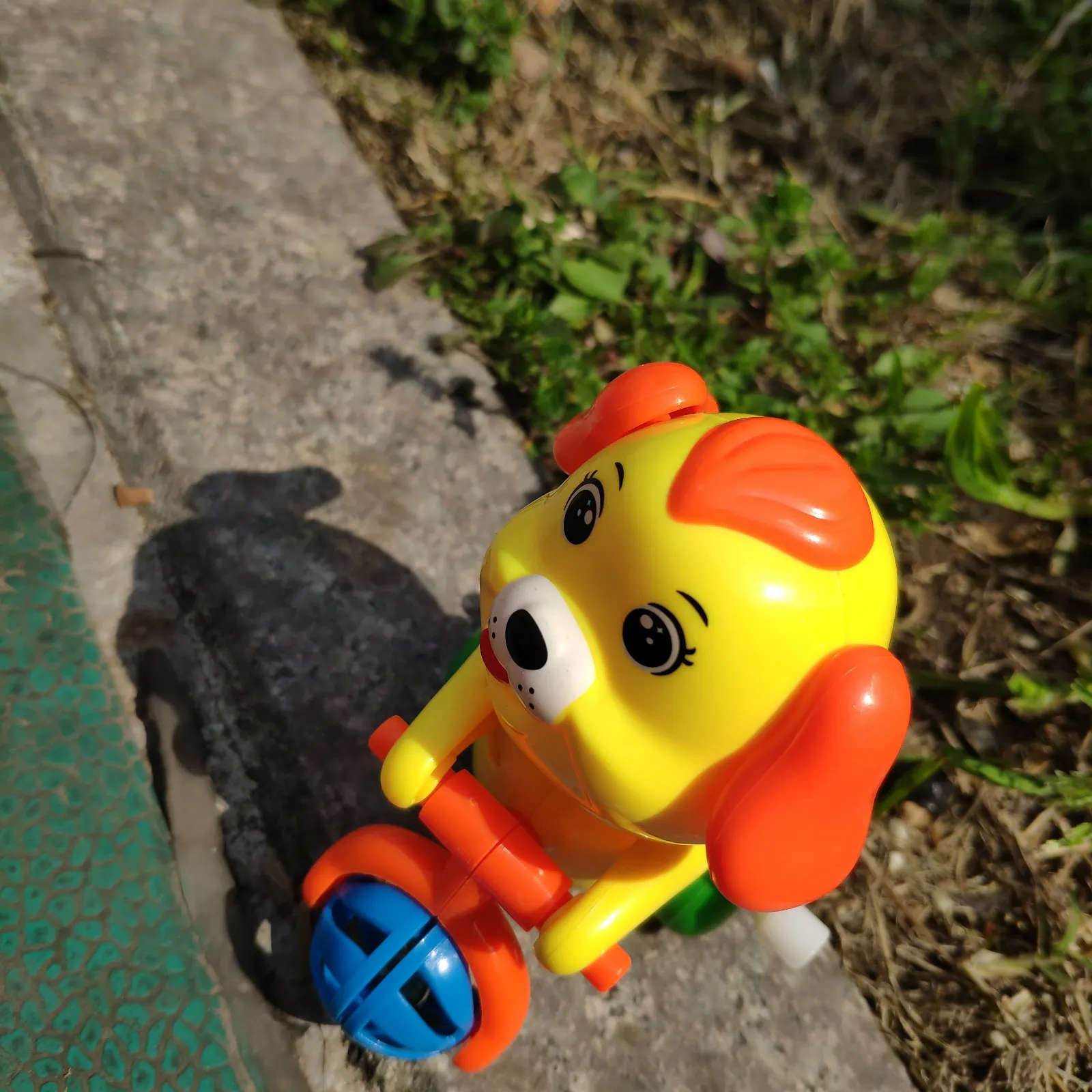 Winding Bicycle Puppy Spring Small Toy Cute Funny Stall CHILDREN'S Toy Hot Selling