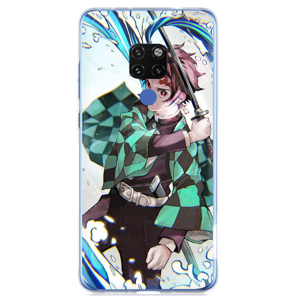 H9 EWAU аниме демон убийца Kimetsu без Yaiba жесткий чехол для телефона для huawei Коврики 10 20 30 Pro Nova 2i 3i 3 5i Lite Y5 6 7 9 Prime - Цвет: H9