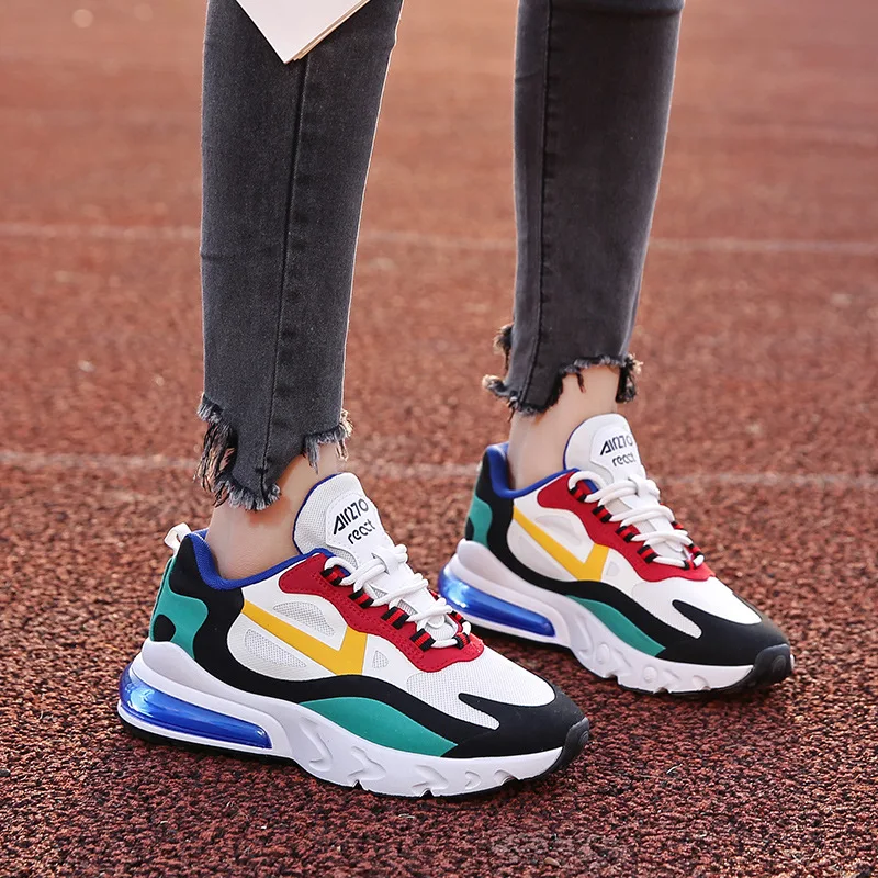 

2020 Spring New Style Women Shoes Students Daddy Shoes Sports Shoes Breathable Color Matching Women' Sneakers