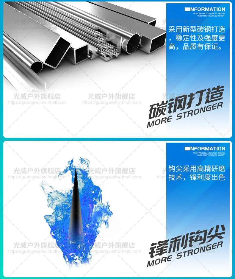 GW titanium Attack ISE нигерийский рыболовный крючок из углеродистой стали в коробке есть колючий острый крючок для ловли карпа 40 50