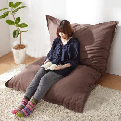 Lazy Bean Bag чехол для стула без наполнителя пуховый диван детский Кемпинг вечерние пуф кровать игровой пуф Кама спальня татами пол сиденье