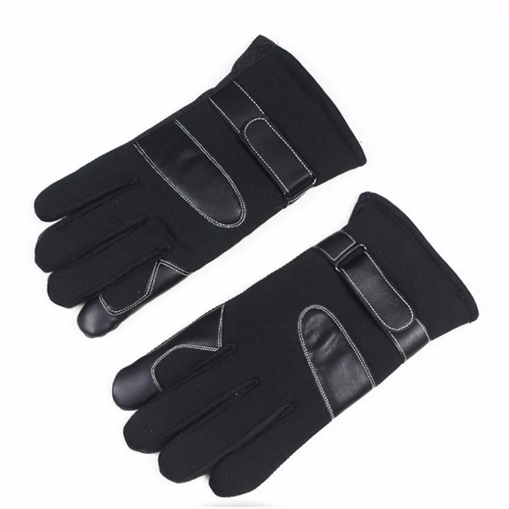 Men Ski Gloves Winter Breathable Plus Velvet Warm Gloves Outdoor Sports Skate Snowmobile Snowboard Mittens Screen Waterproof