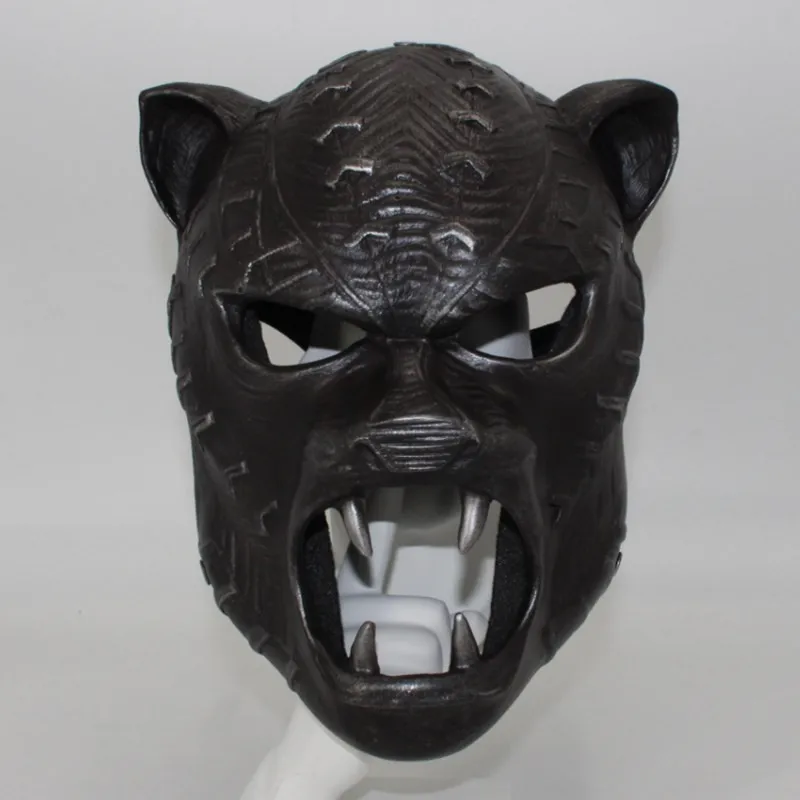 Тип Черная пантера Косплей Маска супергерой T'Challa Cos маски из ПВХ Хэллоуин Косплей костюмы Карнавал отвращение 4 типа s