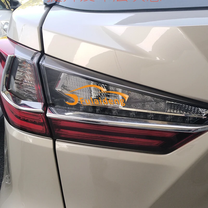 8 шт. для Lexus RX- ABS хром задний фонарь Крышка лампы отделка задний фонарь полосы автомобиля Стайлинг Аксессуары
