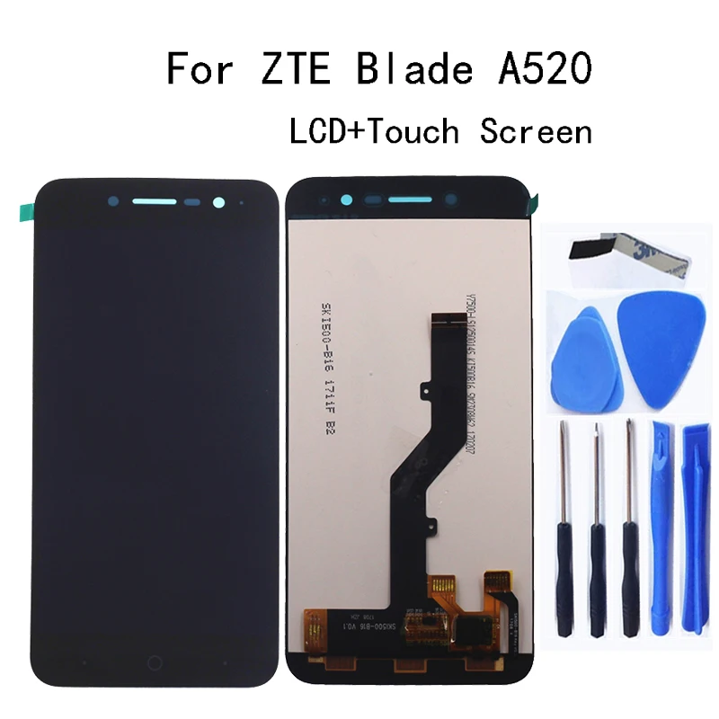 

5.0-inch For zte blade A520 LCD display+Touch Screen digitizer replacement Accessories For zte blade A520 lcd display Repair kit