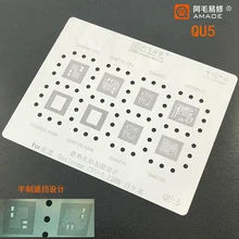 Amaoe QU5 процессор Qualcomm ram чип IC SDM710 SM6150 MSM8917 SDM845 SM8150 SDM670 BGA трафарет шаблон