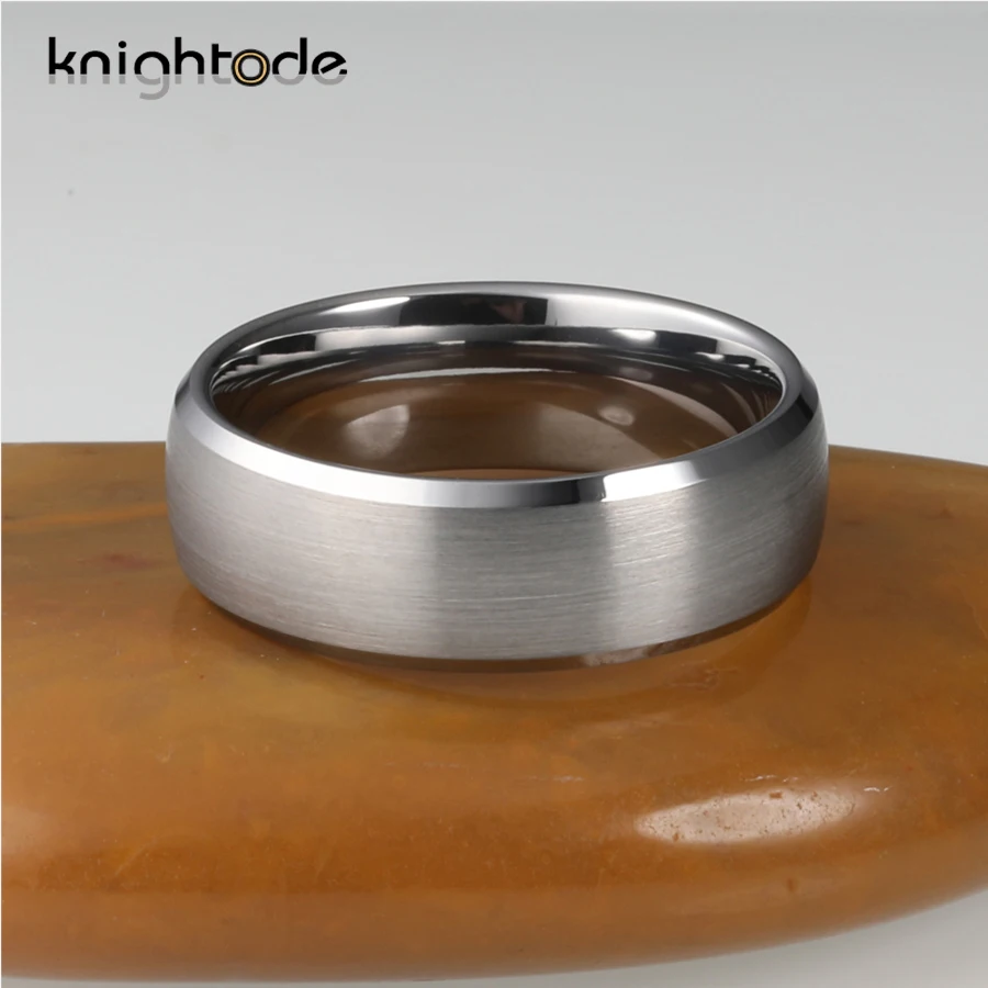 8 мм Вольфрам обручальное кольцо из карбида для Для мужчин женщин Юбилей