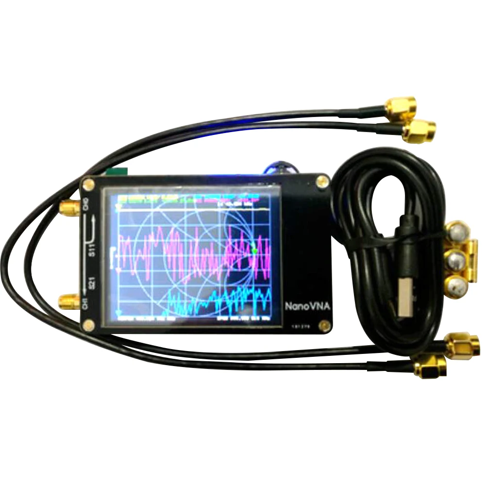 

MF UHF Antenna Touch Screen Electronic Digital Display Professional HF Network Analyzer 50KHz - 900MHz Shortwave Measuring VHF