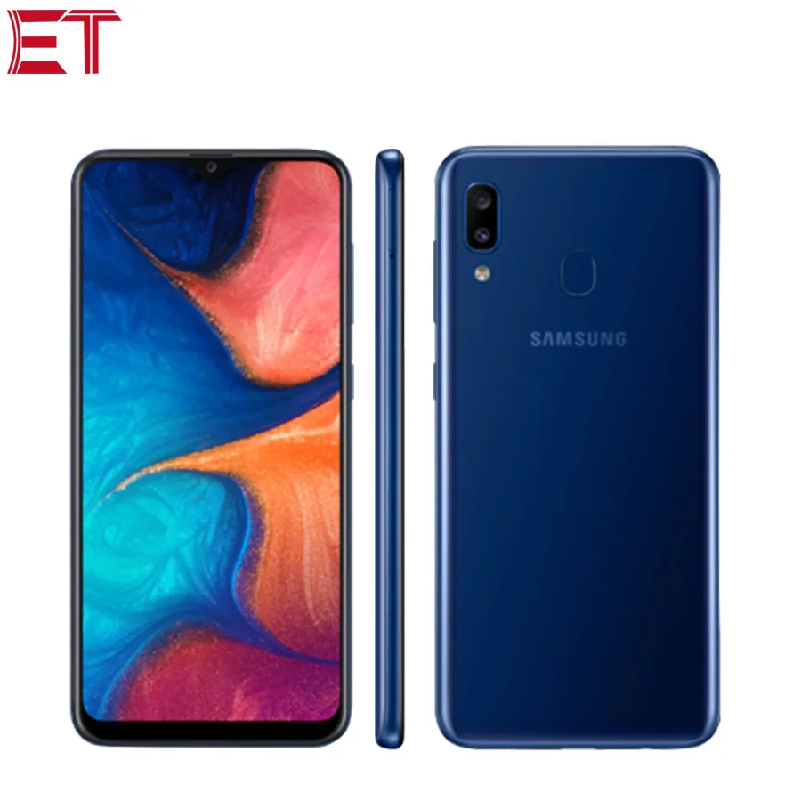 Мобильный телефон samsung Galaxy A20 A205F-DS, 6,4 дюймов, 3 Гб ОЗУ, 32 Гб ПЗУ, Восьмиядерный процессор Exynos 7884, 13 МП, две sim-карты, 4000 мАч, Android