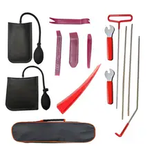 

Car Tool Kit Door Open Grabber Lockout Lock Pick Set Long Range Reach Hooking Key Lost In Truck Non-Marring Air Wedge Bag Pump