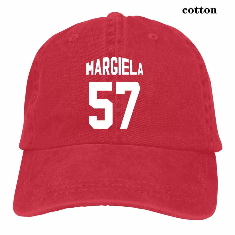 Les artistes margiela 57, черная бейсболка для мужчин и женщин, бейсболки, модная Регулируемая Кепка - Цвет: 3-Red