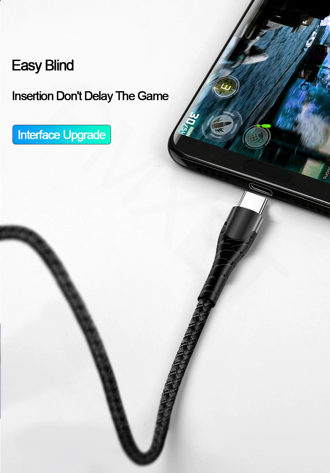 1 м Micro USB кабель 3A нейлоновая оплетка Быстрая зарядка USB кабель для передачи данных для samsung Xiaomi Tablet Android мобильный телефон usb зарядный шнур