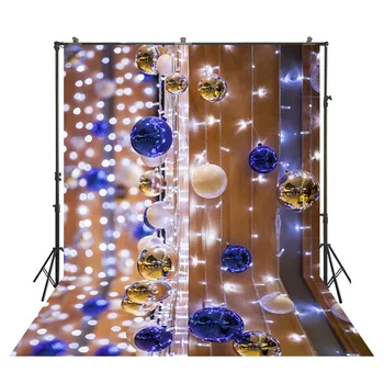 

HUAYI stained glass balls and glitter photo shoot backdrop background for taking photo of children birthday party D-9088