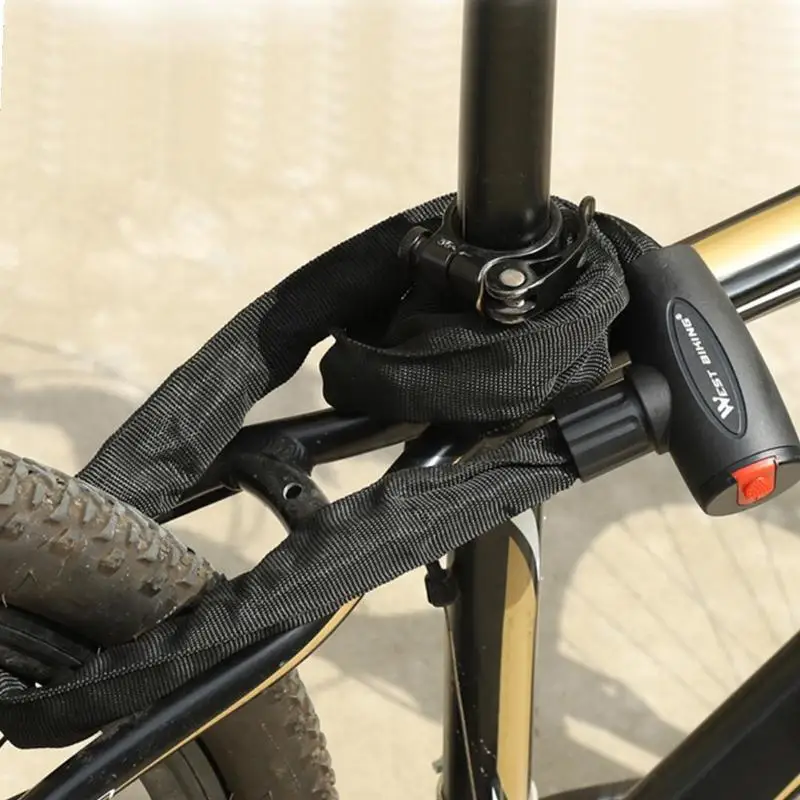 Горячая велосипедный замок Многофункциональный WEST BIKING велосипедный замок стальной MTB nti-theft безопасности усиленный замок цепи