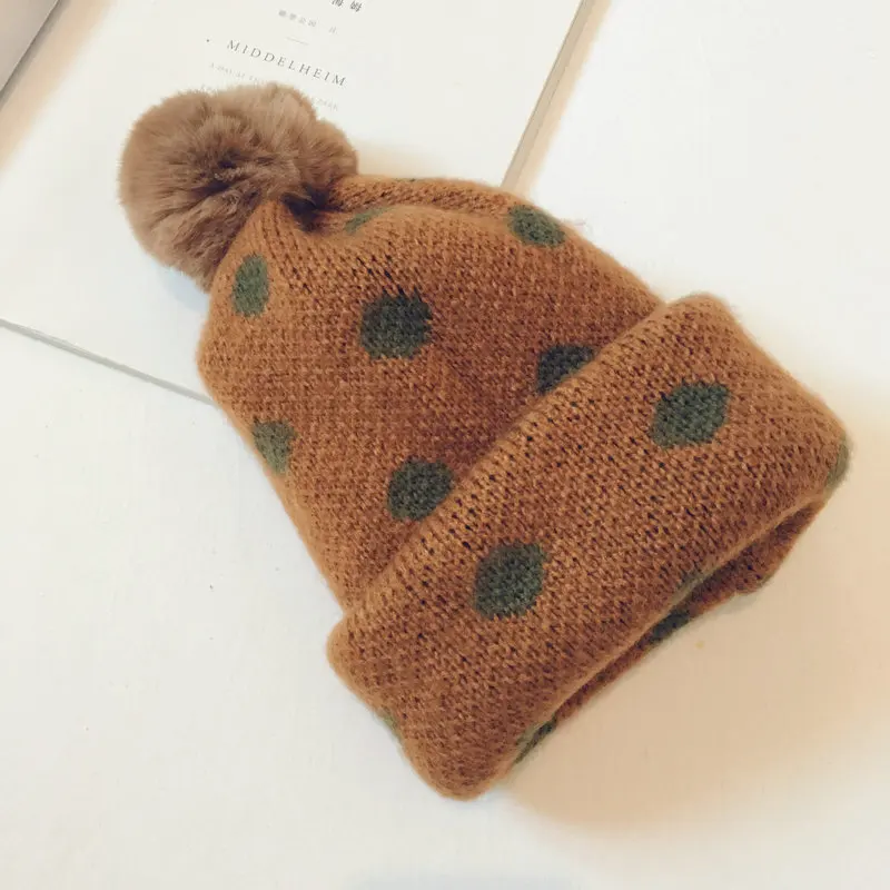 point caramel INS нагрудник шапка двухцелевые мужские солнцезащитные очки для детей, шарф для девочек, для мальчиков; маленькое платье с цветочным узором вязаные шерстяные зимние теплые детские нагрудники - Цвет: point caramel