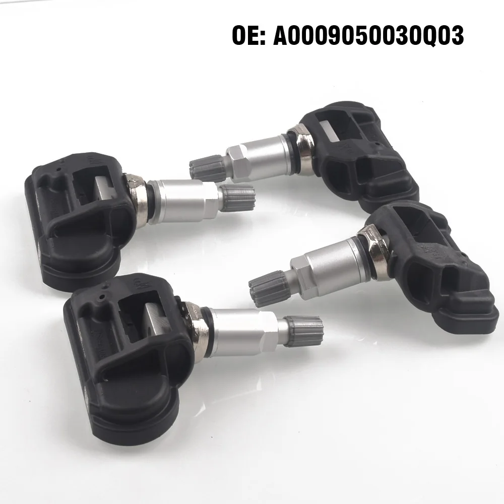 

4PCS Car TPMS Tire Pressure Monitor Sensor System For Mercedes Benz C250 C300 C350 CLA250 CLA45 AMG W204 W205 X204