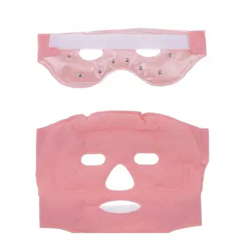 

Hot Ice Mask Face Eye Mask Gel Cold Pack Reduce Puffiness Bag Eyes Puffy Dark Circles Remover Cover For Sleeping Pressure Relief