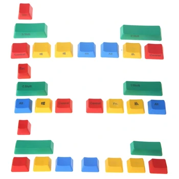 

2020 New PBT 10 Keys Keycap RGBY Mechanical Keyboard Add-on Kit OEM Cherry height