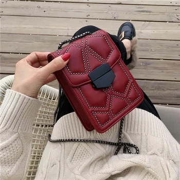 

Solid Color PU Leather Mini Crossbody Bags For Women 2019 Brand Designer Female Shoulder Messenger Bag Lady Travel Handbags