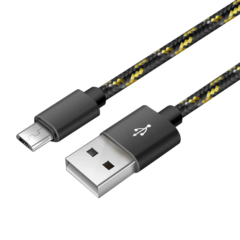 02 yellow Высокая 2 м цветной Micro USB 2A Быстрая зарядка кабель для Redmi Note 5 Pro/Android мобильный телефон/samsung S7 кабель для передачи данных микро зарядное устройство - Цвет: 02 yellow