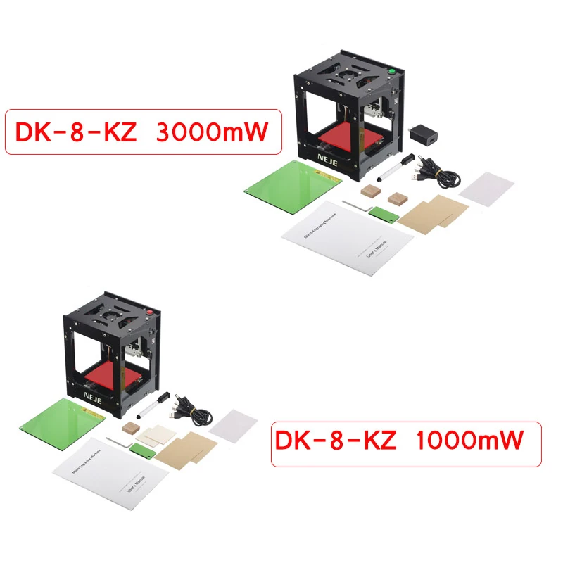 NEJE DK-8-KZ 1000/3000mW Профессиональный DIY настольный мини фрезерный станок с ЧПУ лазерный гравер Резак для лазерной гравировки машина для резки древесины маршрутизатор