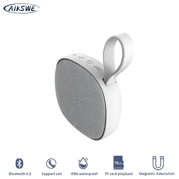 

AIKSWE Bluetooth speaker Portable Wireless Loudspeakers For Phone Computer Stereo Music surround Waterproof Outdoor Speakers Box