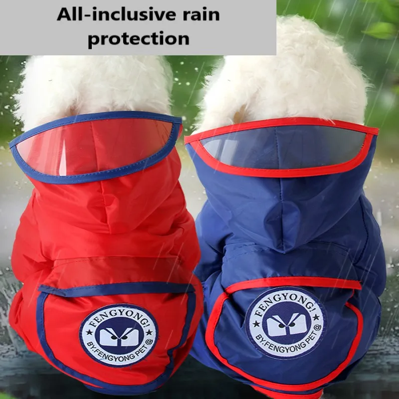 

Waterproof Pet Dog Raincoat Solid Dog Clothes for Small Dogs Chihuahua Yorkies Rain Coat Puppy Overalls for Dogs Clothing