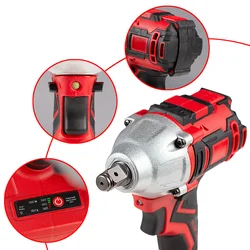 21v 1/2 Polegada elétrica chave de impacto carregador bateria conjunto sem escova sem fio substituição da chave elétrica para makita